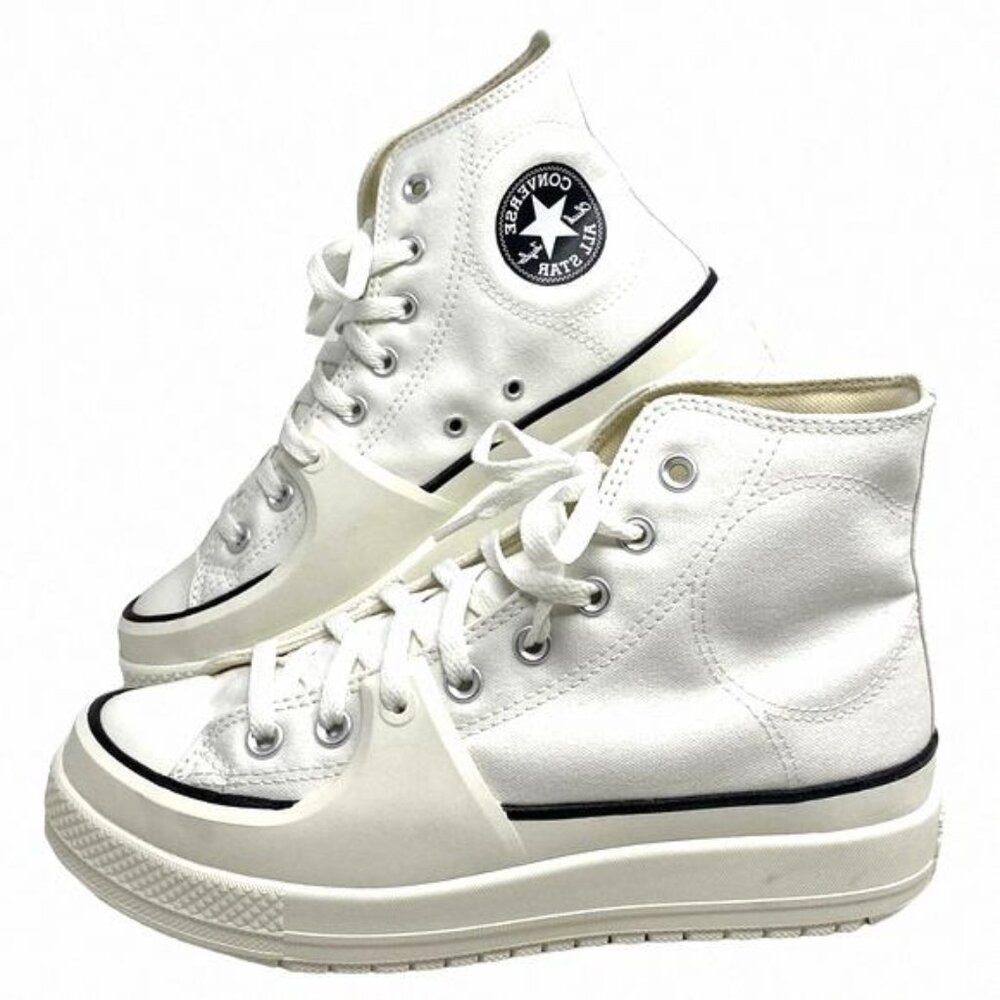 Converse Ctas Construct High Shoes Skate Women Size A02832C Canvas White Casual